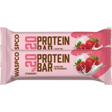 Waspco Çilekli Protein Bar 40GR X2