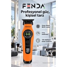 Fenda Profesyonel Saç Kesme, Ense Çizim ve Sakal Tıraş Makinesi Turuncu FNSACKS0015
