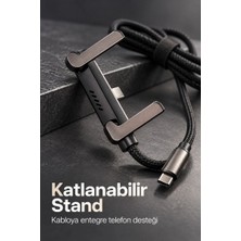 MiraLive Type C Şarj Kablosu Çinko Alaşım Gövdeli