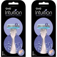 Wilkinson Sword Intuition Sensitive Touch Kadın Tıraş Makinesi 3 Bıçaklı 2 Adet