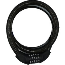 Midas Toptan YM-747 120CM 20MM 5 Şifreli Siyah Motosiklet Kilidi