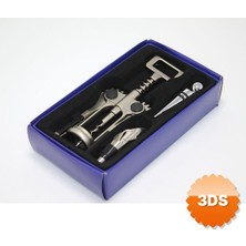 3D Sepetim Tirbuşon Seti Kanatlı 11x20 cm