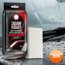 3D Sepetim Magic Eraser araç camı yağ filmi temizleme süngeri