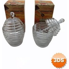 3D Sepetim Bal Kavanozu Şeffaf Plastik