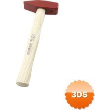 3D Sepetim Ahşap Saplı Dövme Çelik Çekiç 1000 Gram 30 Cm