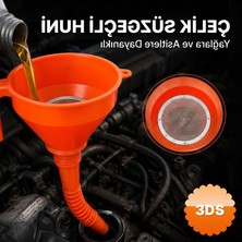 3D Sepetim Çelik Süzgeçli Huni Spiralli ve Sabit Borulu 2.2 Litre Kapasite