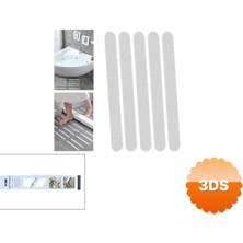 3D Sepetim 6'lı Kaydırmaz Bant Seti - 2x38 cm - Nemli Alanlar İçin