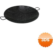 3D Sepetim Emaye Kavurma Sacı Kulplu Geleneksel Pişirme Tavası