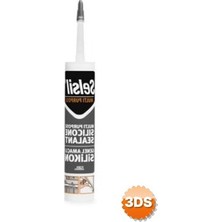 3D Sepetim Siyah Universal Silikon 280 gr Dolgu Silikonu Kartuş