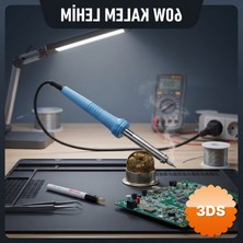3D Sepetim 60W Kalem Lehim Makinesi Elektrikli Mavi Renk