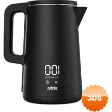 3D Sepetim Sinbo 1.8 Litre Dijital Kettle Dokunmatik Ekranlı Akıllı Su Isıtıcısı