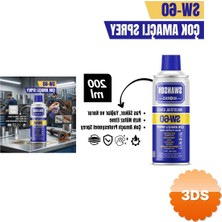 3D Sepetim Çok Amaçlı Yağlayıcı Sprey 200 ml Pas Sökücü SW-60