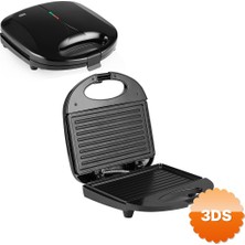 3D Sepetim Sinbo Mini Tost Makinesi Elektrikli 2 Dilim 750W