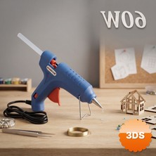 3D Sepetim 60W Sıcak Silikon Tabancası Elektrikli 11 mm Mum Silikon Uyumlu