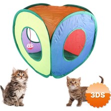 3D Sepetim Oyuncak Toplu Kedi Oyun Tüneli