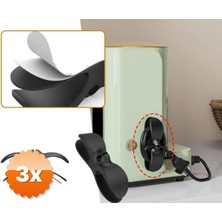 3D Sepetim 3 Adet Çok Amaçlı Kablo Düzenleyici 2 Adet