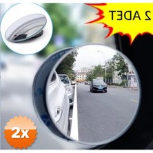 3D Sepetim 2 Adet Çerçevesiz Ayarlanabilir Kör Nokta Ayna Seti 2 Adet