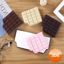 3D Sepetim Çikolata Görünümlü Kokulu Not Defteri