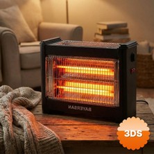 3D Sepetim Şömine Tipi Isıtıcı Soba 1800W Cam Görünümlü Elektrikli