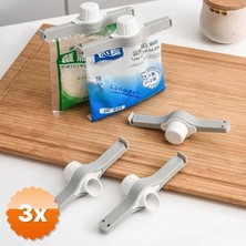 3D Sepetim 3 Adet Sızdırmaz Gıda Saklama Klipsi