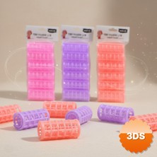 3D Sepetim 6lı Bigudi Seti Isısız Saç Şekillendirme Plastik