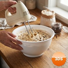 3D Sepetim Kapaklı Büyük Mikser Tası