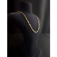 Sevgili Takı Melon Zincir Gold Çelik Kolye | Allure Serisi