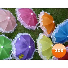 3D Sepetim Dekoratif Mini Şemsiye