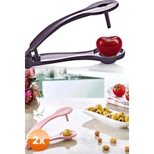 3D Sepetim 2 Adet Zeytin Çekirdeği Çıkartma Aparatı