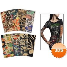 3D Sepetim Tattoo Sleeves Giyilebilir Dövmeler