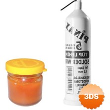 3D Sepetim Tüp Lehim Teli Ve Lehim Pastası Set