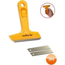 3D Sepetim Çok Fonksiyonlu Profesyonel Cam Kazıma Bıçağı 2 Adet Yedek Bıçak Hediyeli