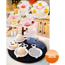 3D Sepetim 5 İn 1 Süzgeç - Huni - Limon Sıkacağı - Yumurta Akı Ayırıcı Hazneli Mutfak Aparatı