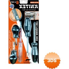 3D Sepetim 6pcs Tornavida - Çok Amaçlı Set Tornavida - Topaç Tornavida - Kontrol Kalem - Elektrik Bant