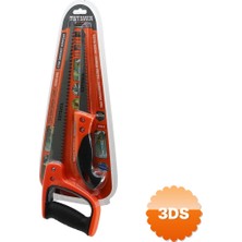 3D Sepetim 2 Pcs Alçıpan Testere Set Profesyonel 7 İnç - 170mm - 12 İnç - 300mm Çelik Bıçak - Ergonomik Sap