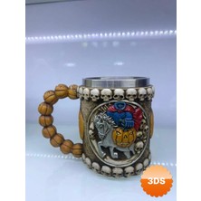 3D Sepetim Balkabagi Çelik Kupa Bardak Kod 220028