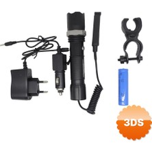 3D Sepetim Bisiklet Feneri Şarjlı Pilli Wt - 040
