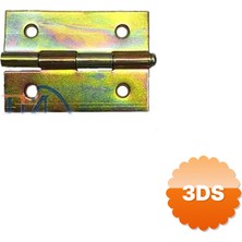 3D Sepetim Yaprak Menteşe No:2 - 34x49mm, 1 Adet