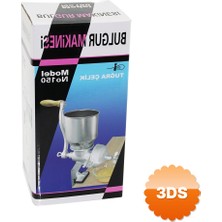3D Sepetim Tuğra Çelik Bulgur Tahıl Öğütme Makinesi Kollu Öğütücü Mengeneli