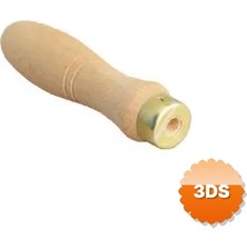 3D Sepetim Ahşap Eğe Sapı - Düz (geniş Ağızlı)