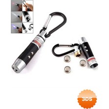 3D Sepetim El Feneri Anahtarlık Işıklı Anahtarlık 3 Fonksyonlu Lazer Led Fener