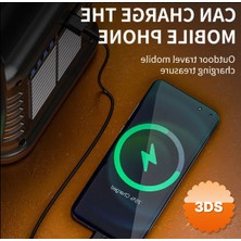 3D Sepetim Wıson Ws - 4343 Çok Fonksiyonlu Solar Şarjlı Powerbanklı Kamp Lambası