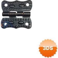 3D Sepetim Papatya Menteşe - Küçük 20x20 Mm, Antik, 1 Adet