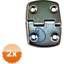 3D Sepetim 2 Adet Bavul Menteşesi - 30x40mm, Nikel, 1 Adet
