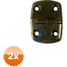 3D Sepetim 2 Adet Bavul Menteşesi - 30x40mm, Antik, 1 Adet