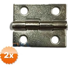 3D Sepetim 2 Adet Tavla Menteşesi No:3/4 - 20mm, Nikel