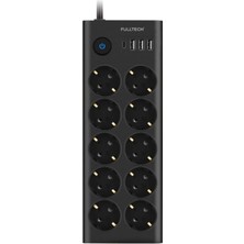 Akıllı Bayi Fulltech FTR14 Type-C Girişli Akım Korumalı 10’lu Priz, 3 USB