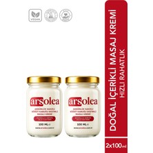 Arsolea Bitkisel Masaj Kremi/akgünlük Sakızı, Söğüt Kabuğu, Kafur, Mentol, Kas Kremi 2li Set