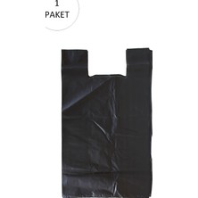 MiraLive Siyah Hışır Atlet Poşet Mini Boy 22X31 cm 1 Paket Takriben 500 Adet