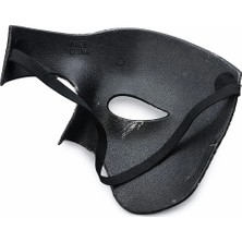 Ersert Gizemli Antik Yarım Maske Gümüş Renkli Balo Için